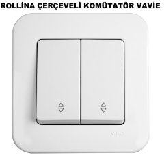 Viko Linnera/Rollina Beyaz/Krem Komütatör Vavien Veavien Beyaz - Linnera Çerçeveli