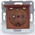 Viko Novella Kapaklı Topraklı Priz Çerçevesiz - KİRAZ