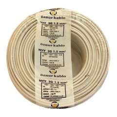3X1.5 NYM Antigron Kablo Tam Bakır TSE 1 METRE