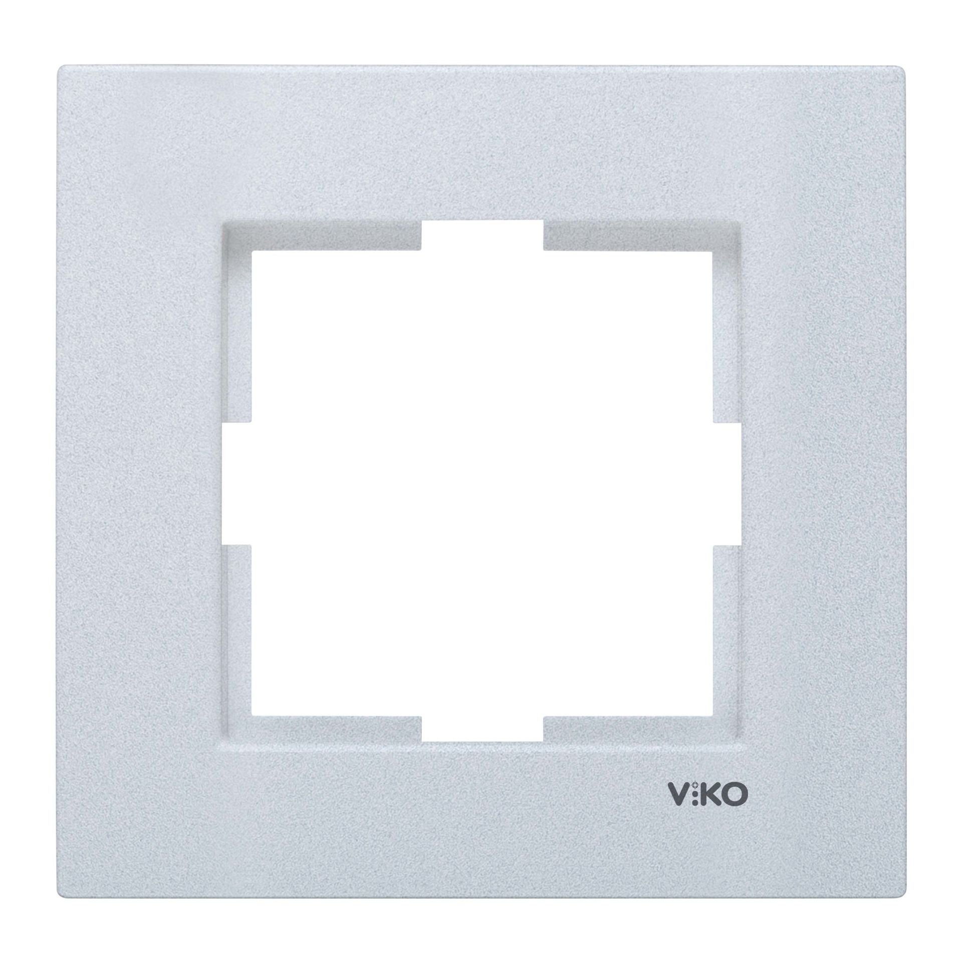 Viko Novella Gümüş Tekli Çerçeve - 92190601
