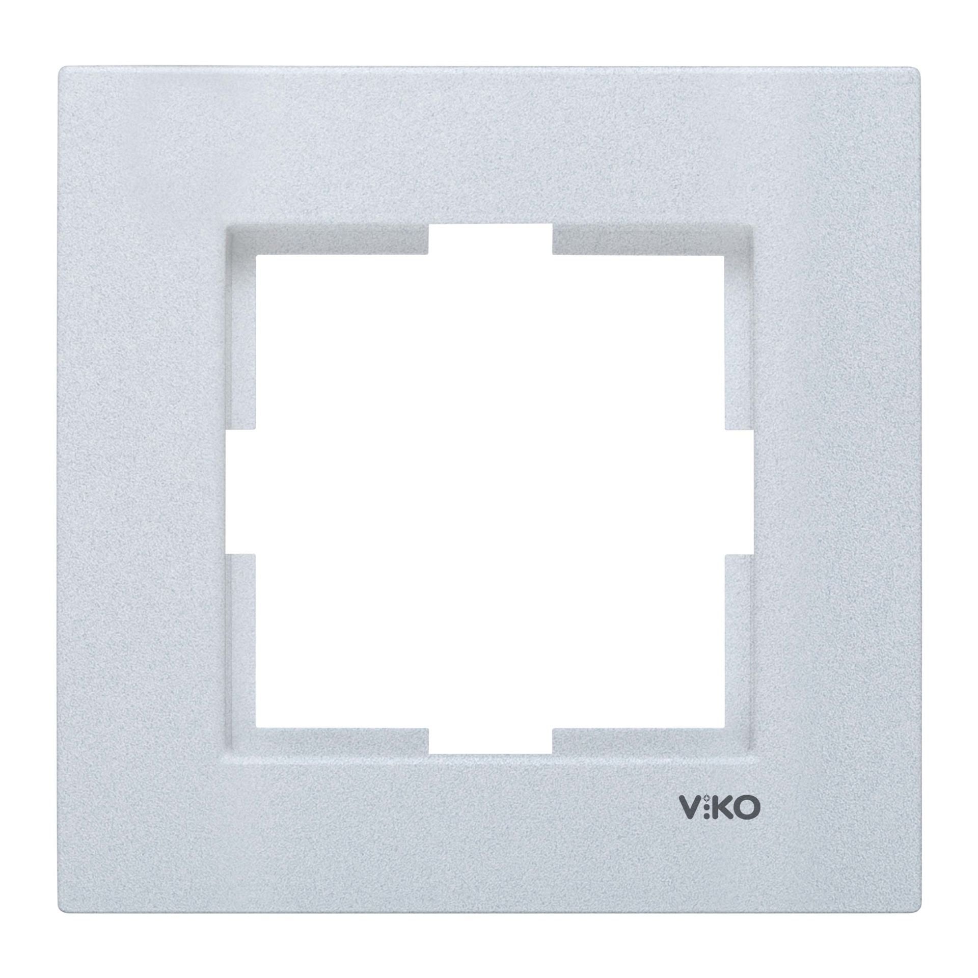 Viko Novella Gümüş Tekli Çerçeve - 92190601