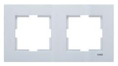 Viko Novella Gümüş İkili Çerçeve - 92190602