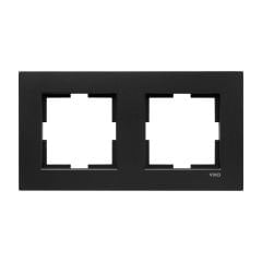 Viko Novella Siyah İkili Çerçeve - 92190652