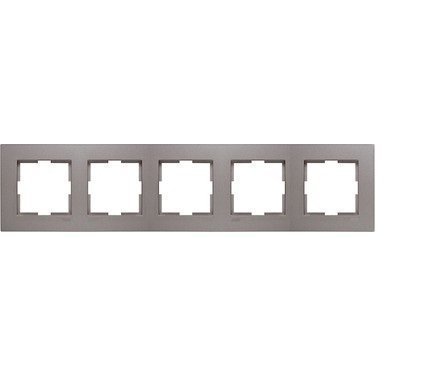 Viko Artline Novella ANTRASİT Anahtar ve Priz Çeşitleri Beşli Çerçeve