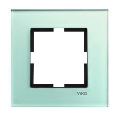 Viko Novella Cam Düz Açık Yeşil Tekli Çerçeve - 92192251