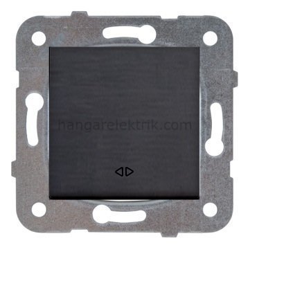 Viko Artline Novella SİYAH Renk Anahtar ve Priz Çeşitleri Permütatör Ara Vavien