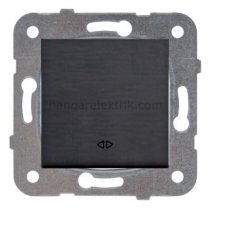 Viko Artline Novella SİYAH Renk Anahtar ve Priz Çeşitleri Permütatör Ara Vavien