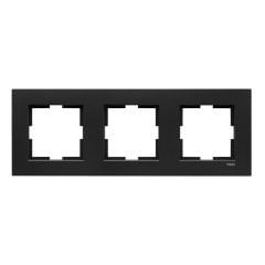 Viko Novella Siyah Üçlü Çerçeve - 92190653