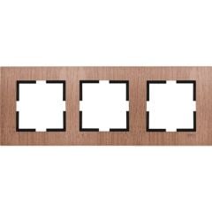 Viko Novella Ceviz Üçlü Çerçeve - 92191313