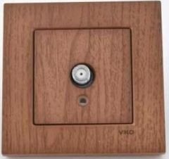 Viko Artline Novella CEVİZ Uydu Prizi F Kollektörlü Çerçeveli - 92615197