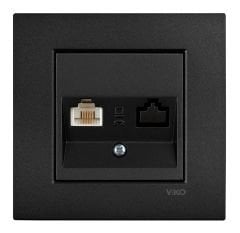 Viko Artline Novella SİYAH Tekli Nümeris Telefon Çerçeveli - 92605532