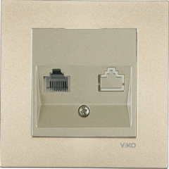 Viko Artline Novella BRONZ Tekli Data İnternet Çerçeveli - 92605232