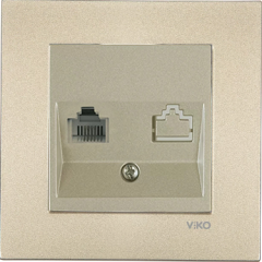 Viko Artline Novella BRONZ Tekli Data İnternet Çerçeveli - 92605232