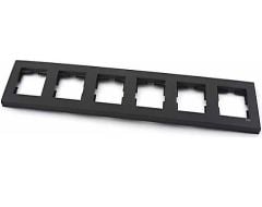 Viko Novella Siyah Altılı Çerçeve - 92190656