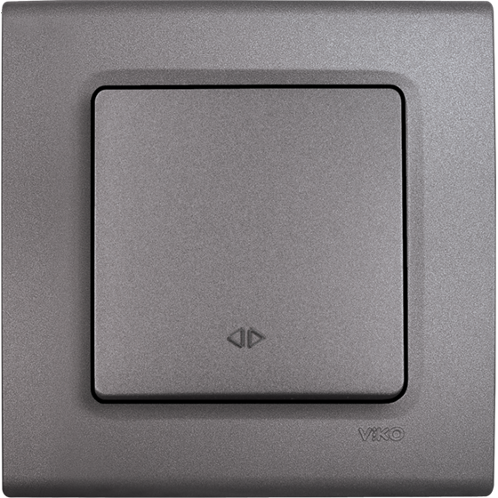 Viko Linnera Life Granit Grisi Siyah Permütatör Granit Grisi - Çerçevesiz