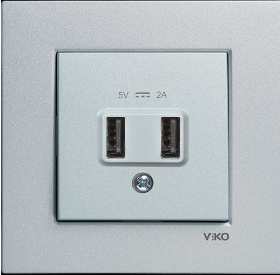 Viko Novella Serisi USB Şarj Prizi 5V 2A