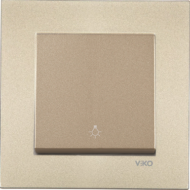 Viko Artline Novella BRONZ Light Anahtarı Çerçeveli - 92605203