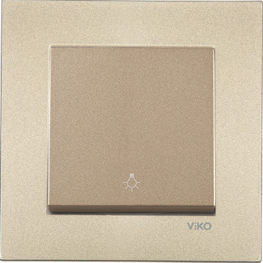 Viko Artline Novella BRONZ Light Anahtarı Çerçeveli - 92605203