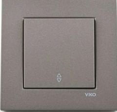 Viko Artline Novella ANTRASİT Vavien Anahtar Çerçeveli - 92605304