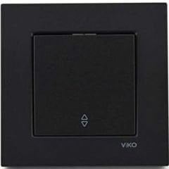 Viko Artline Novella SİYAH Vavien Anahtar Çerçeveli - 92605504