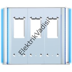 Audio Basic Görüntülü Zil Paneli Altlığı Gri 1317 1 li