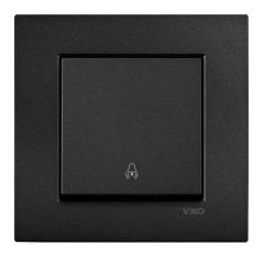 Viko Artline Novella SİYAH Zil Anahtarı Çerçeveli - 92605506