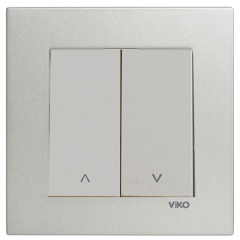 Viko Artline Novella SATEN Jaluzi Kumanda Anahtarı Çerçeveli - 92605116