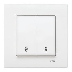 Viko Karre Komütatör Vavian ÇERÇEVESİZ - Beyaz