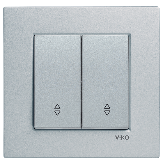 Viko Artline Novella GÜMÜŞ Komütatör Vavian Çerçeveli - 92605017