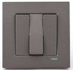 Viko Artline Novella ANTRASİT Üçlü Anahtar Çerçeveli - 92605368