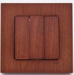 Viko Artline Novella KİRAZ Üçlü Anahtar Çerçeveli - 92615068