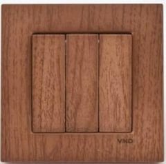 Viko Artline Novella CEVİZ Üçlü Anahtar Çerçeveli - 92615168