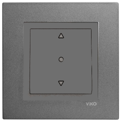 Novella FÜME Tek Düğmeli Jaluzi Çerçeveli Viko Artline  - 92605472