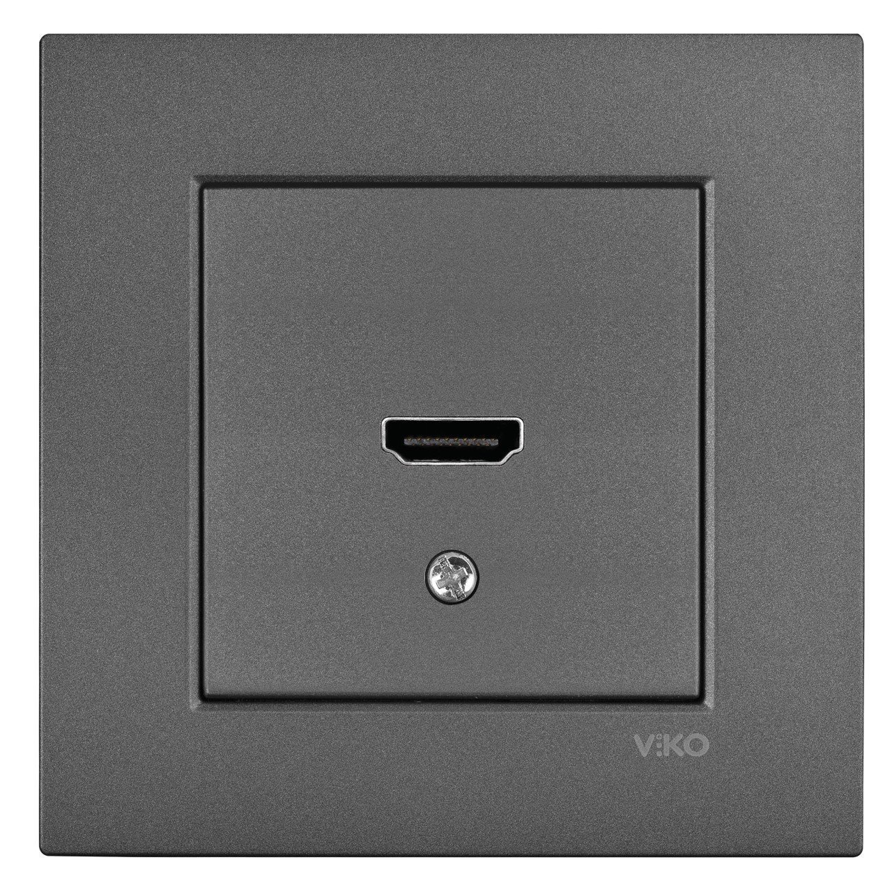 Viko Artline Novella Serisi HDMI Konnektör Çerçeveli Siyah