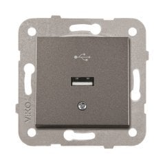 Viko Artline Novella FÜME Renk Anahtar ve Priz Çeşitleri Usb Konnektör