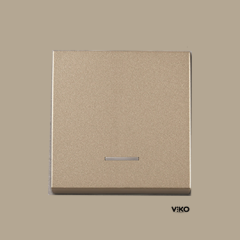 Viko Artline Novella BRONZ Işıklı Anahtar Çerçeveli - 92605219
