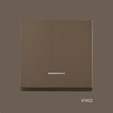 Viko Artline Novella ANTRASİT Işıklı Anahtar Çerçeveli - 92605319