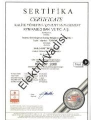 KYM 3X2.5 NYM Antigron Kablo Tam Bakır TSE 1 METRE