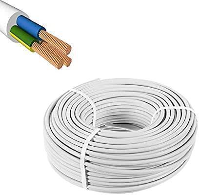 3X2.5 TTR Beyaz Tam Bakır Kablo TSE 100 METRE