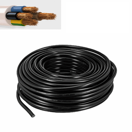 KYM 4x2.5 TTR Siyah Tam Bakır Kablo TSE 1 METRE hünka
