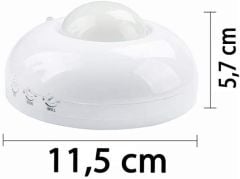 CATA CT-9243 360 Derece Hareket Sensörü, Beyaz