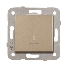 Viko Artline Novella BRONZ Renk Anahtar ve Priz Çeşitleri Işıklı Vavian