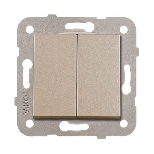 Viko Novella İkili Anahtar ÇERÇEVESİZ- Saten