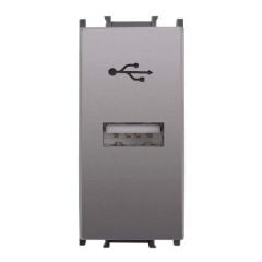 Viko Panasonic Thea Modüler Antrasit Usb Konnektör Alt+Kapak 1M - WVTT14194AN-TR