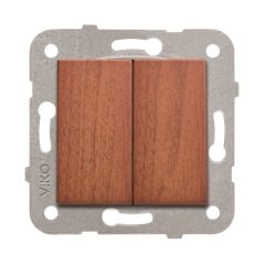 Viko Novella İkili Anahtar ÇERÇEVESİZ- Kiraz