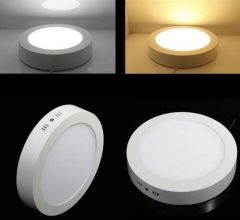 Cata 25W Led Panel Sıva Üstü Yuvarlak Beyaz Kasa Günışığı Ct-5271G