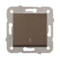 Viko Novella Light Yaylı Anahtar ÇERÇEVESİZ - Antrasit