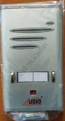 Audio Zil Paneli Hoparlörlü ÇİFT SIRA Buton Sesli Görüntüsüz