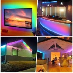 Cata 10 Çip İç Mekan Led Şerit CT-4545 Rgb