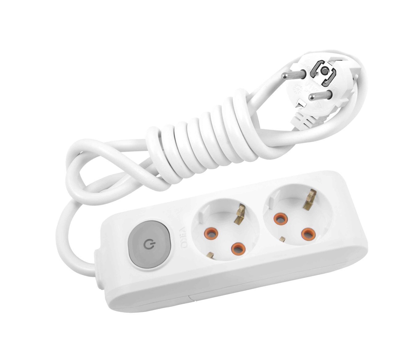 Viko Multi-let Anahtarlı(sız) Grup Priz Uzatma 2li 3lü 5li 6lı 2li Anahtarlı - 2 Metre